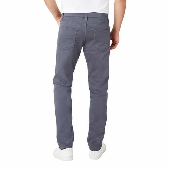 GRAY - Izod Men's Stretch 5 Pocket Regular Fit Jeans - Picture 8 of 11